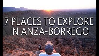 7 Places to Explore in AnzaBorrego Desert State Park [upl. by Letniuq]