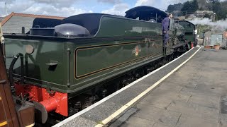 Paignton and Dartmouth Steam Railway The Return of 7827 Lydham Manor 2632024 [upl. by Kantos]