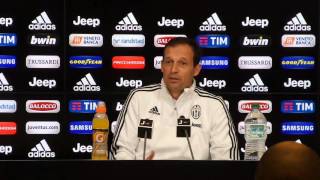 Allegri “Sacchi Gli voglio bene perchè è un uomo di 70 anni” [upl. by Primrose40]