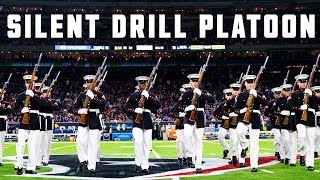 Silent Drill Platoon Performs at Halftime on Thursday Night Football  Texans vs Colts [upl. by Anilasor]