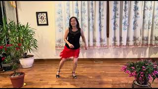 往事只能回味 Wang Shi Zhi Neng Hui Wei Remix  Line Dance 110424 [upl. by Adnowal]