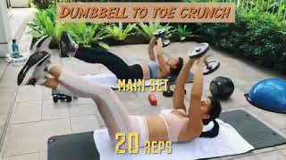 ISABELLE DAZA  ANNE CURTIS  Workout 👌 [upl. by Nolek]