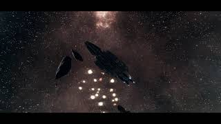 BSG Deadlock 4 Valkyrie class Battlestars vs 2 Basestars [upl. by Hafeenah]