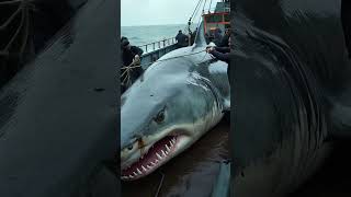 Shark Captured on Deck [upl. by Celinda]