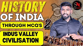 INDUS VALLE CIVILISATION MCQS  HISTORY THROUGH MCQ SSC  JKSSB EXAMS BY REMO SIR [upl. by Yniattirb55]