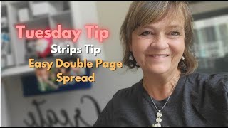 Tip Tuesday Strips Trick Fast 2 page spreads [upl. by Brandi544]