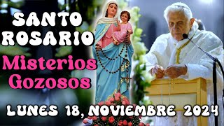 🔵SANTO ROSARIO EN LATÍN MISTERIOS GOZOSOS Noviembre 18 2024 [upl. by Aeresed]