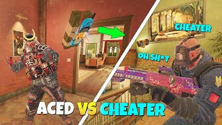 Acing Against a Cheater Never Felt Better  Rainbow Six Siege [upl. by Selwyn907]