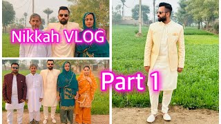 Nikkah VLOG ❤️  Part 1  Malik Waqar Vlogs [upl. by Malaspina]