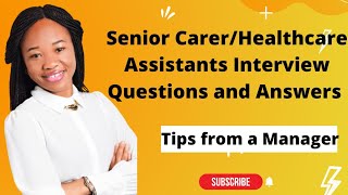 Senior Carer Interview Questions and Answers Topscoring answers to get you the job seniorcarer [upl. by Uzzial633]