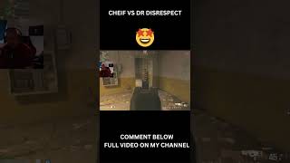 CHEIF VS DR DISRESPECT NOT CLICK BAITshorts [upl. by Panthea]