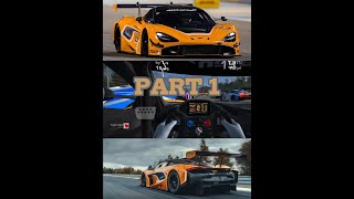 Mclaren 720s GT3Autodromo Nationale Monza327 kph top speed PART 1 [upl. by Enaj]