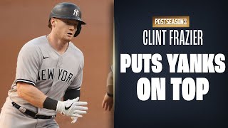 Clint Frazier SMASHES home run to put Yankees up on Rays in ALDS Game 1  MLB Highlights [upl. by Aik]