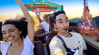 RIDING EVERY RIDE AT HONG KONG DISNEYLAND I made a tragic mistake [upl. by Plunkett]