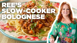 Ree Drummonds SlowCooker Bolognese  The Pioneer Woman  Food Network [upl. by Eshelman]