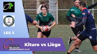 Kituro vs Liège  Belgian Championship 2425  Leg 2 [upl. by Johan]