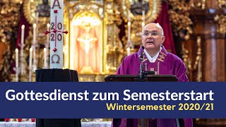 Eröffnungsgottesdienst zum Semesterstart 202021 [upl. by Irving]