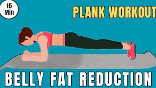 Plank Workout Challenge To Lose Belly Fat In 10 Day [upl. by Hewett]