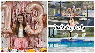 EMILYS 13Th Birthday Party  Part 1  VLOG1254 [upl. by Ahsatal]