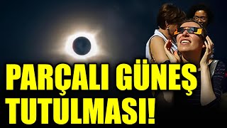 PARÇALI GÜNEŞ TUTULMASI 25 EKİM 2022 GÜNEŞ TUTULMASI NASA İZLE SOLAR ECLIPSE 25 OCTOBER [upl. by Pallua]