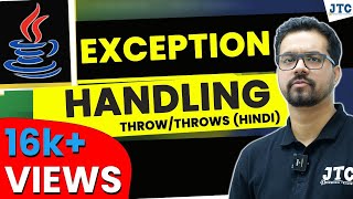 Uses of Throw and throws keyword in Java Exception Handling Hindi by som sir [upl. by Suinotna802]