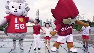 🇸🇬 GetActive Workout 2022 Dance of the Nation featuring NDP 2022 Theme Song  Stronger Together [upl. by Odirfliw]