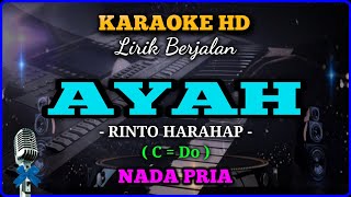 AYAH  KARAOKE NOSTALGIA  RINTO HARAHAP  NADA PRIA  Key C  Do [upl. by Edahsalof]