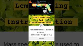 Mass Spectrometry I Principle and Instrumentation I analyticalChemistry lcms massspectrometry [upl. by Elynad]