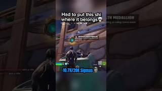 Worst medallion ever🤢 fortnite zerobuildmood [upl. by Helene]