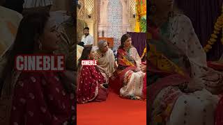 Look The Bachchan ladies with Rani and Sharbani Mukherjee scenes at Durga Puja Shweta Jaya Bachchan [upl. by Hagai80]