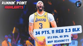 ANTHONY DAVIS MVP Season Highlights vs MIN PHX amp SAC [upl. by Dall326]