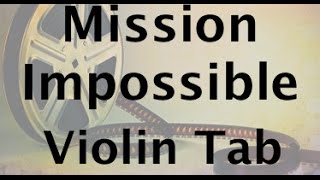 Learn Mission Impossible on Violin  How to Play Tutorial [upl. by Ecenahs]