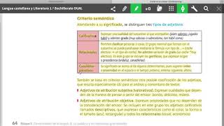 Píldora quotadjetivación IIquot Adjetivo Criterio semántico [upl. by Mahla]