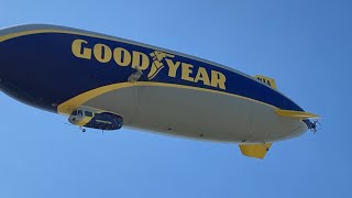 CLOSEUP  Goodyear Blimp  Landing and Takeoff [upl. by Kayla]