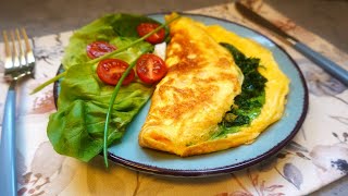 Delicious Omelette for Breakfast  Omelette with Lemon Dill Sauce  Easyvideo [upl. by Inger]