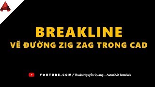 Express Tools  Cách vẽ đường zic zac BreakLine trong AutoCAD  Draw lines ziczac in autocad [upl. by Nerraw902]