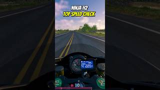 Kawasaki Ninja H2 Top Speed Check in The Crew 2 😱shorts thecrew2 youtubeshorts gaming [upl. by Murdock]