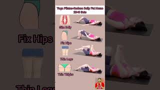 Yoga PilatesReduce Belly Fatshort refucebellyfat bellyfatloss yoga [upl. by Patti]