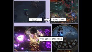 Pre 325 EaterExarch run  Void Sphere of Rending  Occultist [upl. by Iiette]