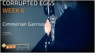 All Corrupted Eggs  Ascendant Challenge quotCimmerian Garrisonquot  Destiny 2 Forsaken [upl. by Anire536]