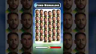 🥇 Can you Find Ronaldo  Where is Cr7 shorts football ronaldo [upl. by Cirederf]