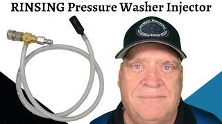 Rinsing Pressure Washer Injector Doug Rucker Store [upl. by Atineb]