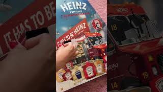 Day 1923 food advent calendar adventunboxing adventcalendar christmas2024 asmrunboxing heinz [upl. by Elorac]