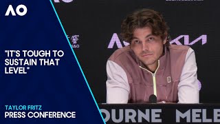 Taylor Fritz Press Conference  Australian Open 2024 Quarterfinal [upl. by Burnsed]