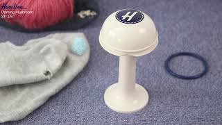 Darning Mushroom with Needle Storage by Hemline [upl. by Nickolaus]