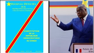 EXCLUSIVITE RÉVISION CONSTITUTIONNELLE EN RDCONGO  ENTRE IMMOBILISME ET PRAGMATISME [upl. by Eetnahc]