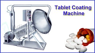 Coating Pan Tablet Coating Machine [upl. by Kyriako]