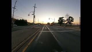 Evening ride to the Rockaways Queens NYC [upl. by Eirelav]