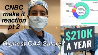 Breaking Down CNBCs Anesthesiologist Assistant Feature 💉💰  Salary Peaks amp September Splurges [upl. by Aidroc]