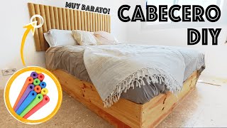 12 CABECERO DIY BARATO como hacer un cabecero de cama casero [upl. by Saberhagen]